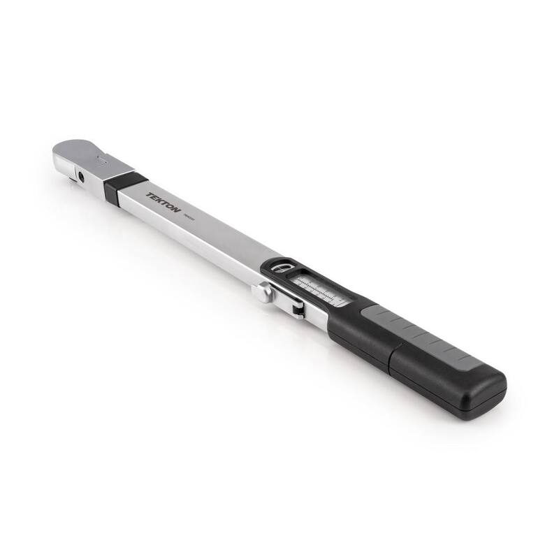 TEKTON 1/2 in. Drive 72-Tooth Split Beam Torque Wrench (40-250 ft./lbs.) - TRQ62203