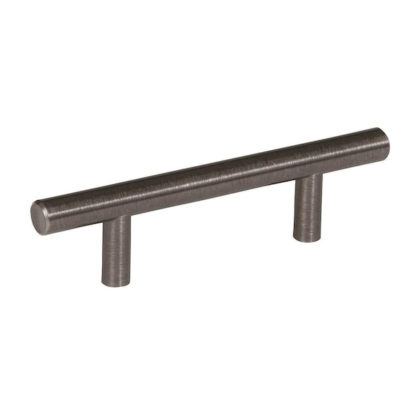 Amerock Bar Pulls 3 inch 76mm Center-to-Center Gunmetal Cabinet Pull - 2000824