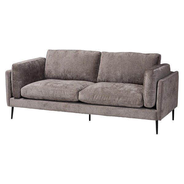 Baxton Studio Holton Modern Grey Fabric Sofa - 243-13629-ZORO
