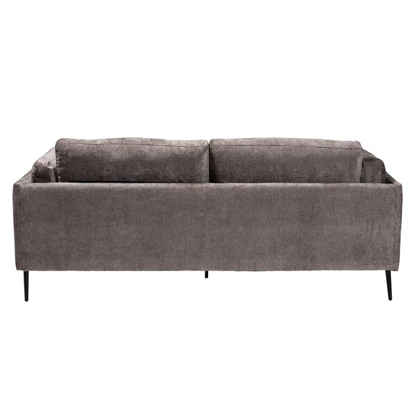 Baxton Studio Holton Modern Grey Fabric Sofa - 243-13629-ZORO