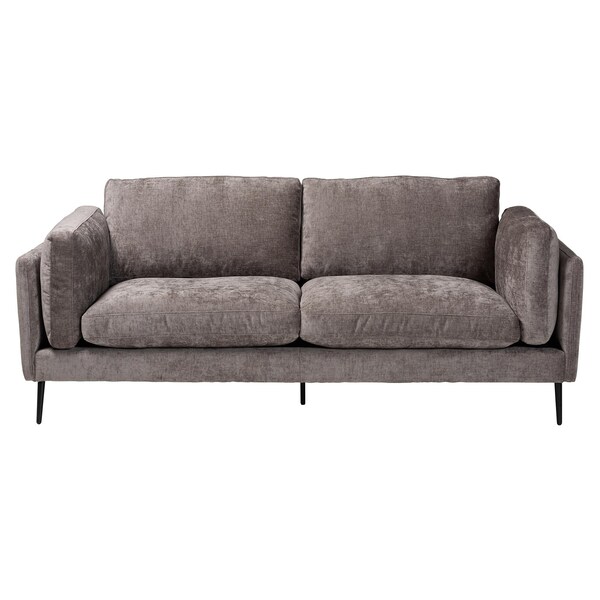 Baxton Studio Holton Modern Grey Fabric Sofa - 243-13629-ZORO