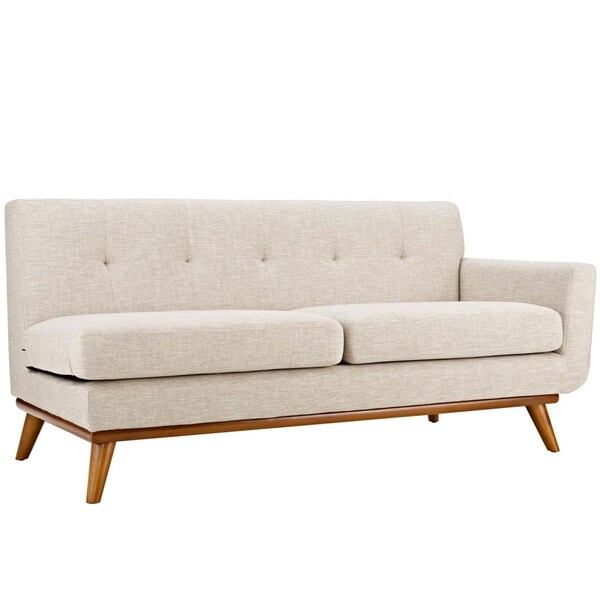 Modway Furniture Engage Left-Arm Loveseat, Beige - EEI-1795-BEI