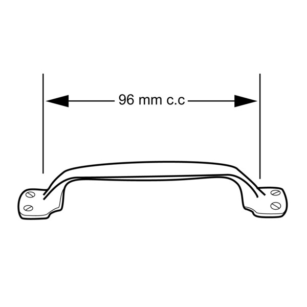 Richelieu 3-3/4 in. (96 mm) Center-to-Center Satin Nickel Traditional Drawer Pull - BP34553185