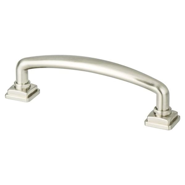 Berenson Berenson 1278-1BPN-P 96 mm CC Tailored Traditional Pull with Brushed Nickel - 1278-1BPN-P