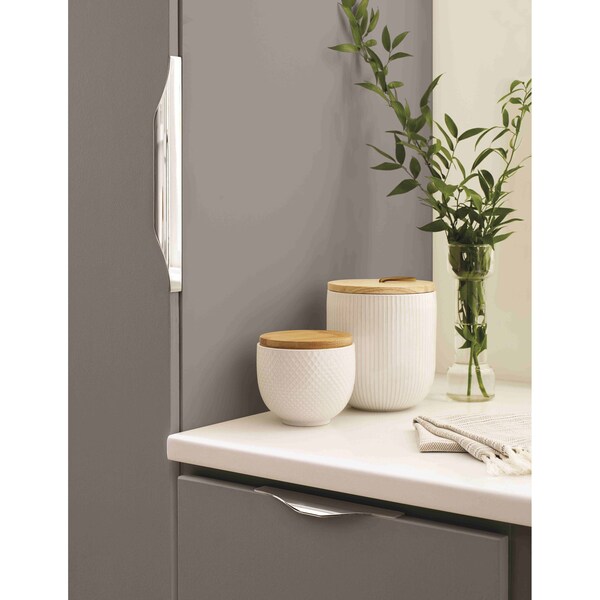 Amerock Aloft 8-9/16 in 217 mm Center-to-Center Polished Chrome Cabinet Edge Pull - BP3674626