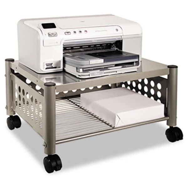 Vertiflex Vertiflex VF52005 Underdesk Machine Stand- 1-Shelf- 21-1/2 x 17-3/4 x 11-5/8- Matte Gray - VF52005