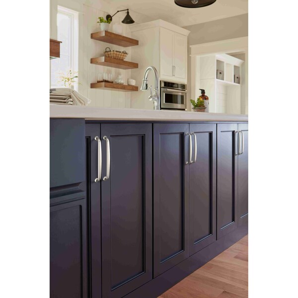 Amerock Renown 6-5/16 in 160 mm Center-to-Center Satin Nickel Cabinet Pull - BP36796G10