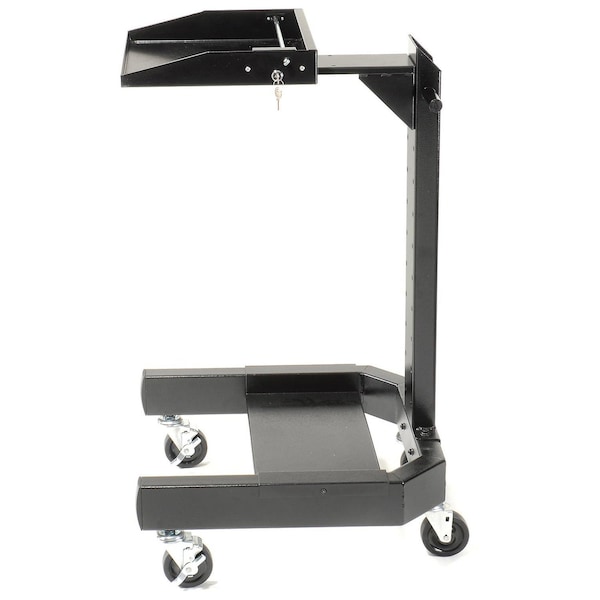 Global Industrial Mobile Laptop Cart, Black, 24W x 24-1/2D x 41H - 239141BK