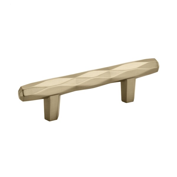 Amerock St. Vincent 3 in 76 mm Center-to-Center Golden Champagne Cabinet Pull - BP36646BBZ