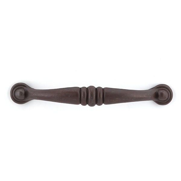 Richelieu 3-3/4 in. (96 mm) Center-to-Center Rust Traditional Drawer Pull - BP2373896801