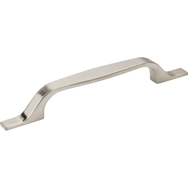 Elements By Hardware Resources 128 mm Center-to-Center Satin Nickel Square Cosgrove Cabinet Pull - 382-128SN