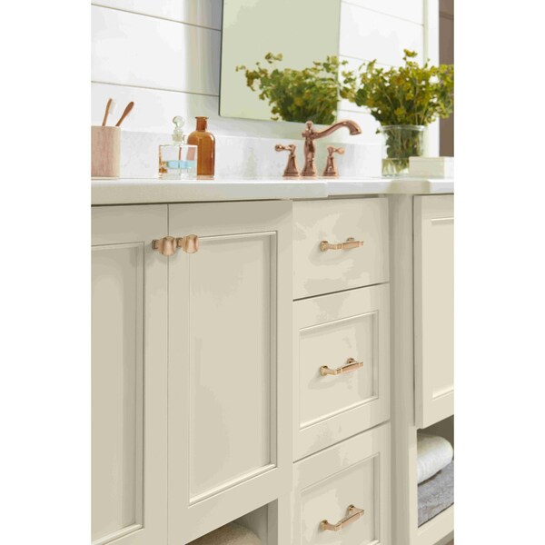 Amerock Stature 3-3/4 in 96 mm Center-to-Center Golden Champagne Cabinet Pull - BP36887BBZ