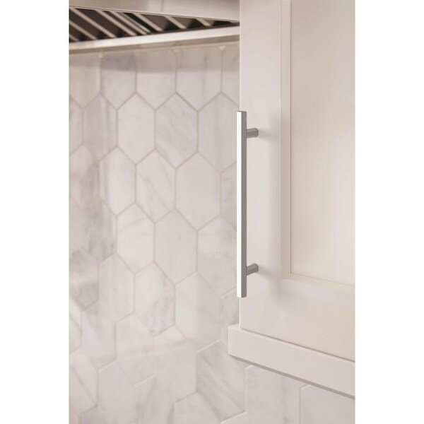 Amerock Caliber 6-5/16 in 160 mm Center-to-Center Polished Chrome Cabinet Pull - BP3687526