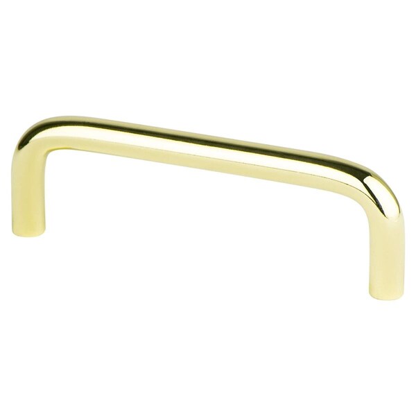 Berenson 3.5 x 3.812 in. CC Zurich Wire Pull with Polished Brass - 6152-203-P