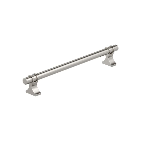 Amerock Davenport 7-9/16 inch 192mm Center-to-Center Satin Nickel Cabinet Pull - BP36618G10