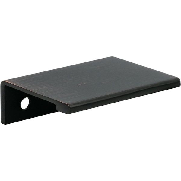 Designperfect 1-1/4'' Center-to-Center Cabinet Tab Pull, Brushed Oil Rubbed Bronze, 10PK - DPA10F421ORB