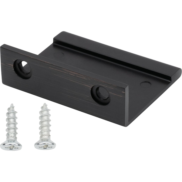 Designperfect 1-1/4'' Center-to-Center Cabinet Tab Pull, Brushed Oil Rubbed Bronze, 10PK - DPA10F421ORB