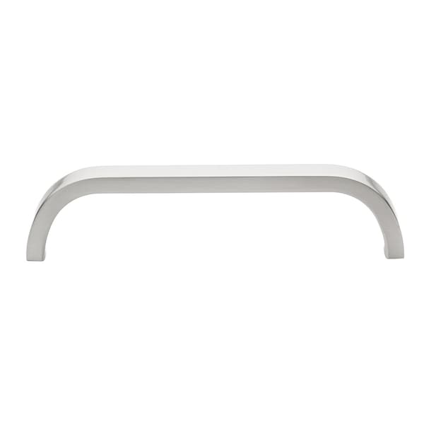 Gliderite Hardware 5-1/16 in. Center to Center Curved Bar Pull Satin Nickel, 5PK - 4843-128-SN-5