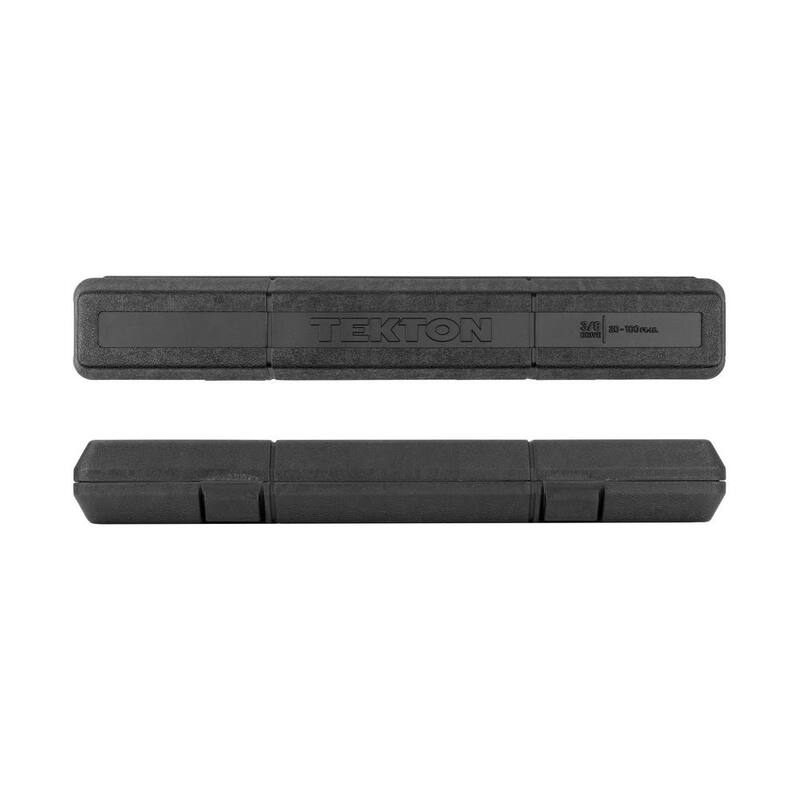 TEKTON 3/8 in. Drive 72-Tooth Split Beam Torque Wrench (20-100 ft./lbs.) - TRQ62103