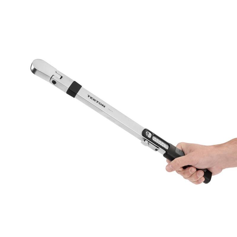 TEKTON 3/8 in. Drive 72-Tooth Split Beam Torque Wrench (20-100 ft./lbs.) - TRQ62103