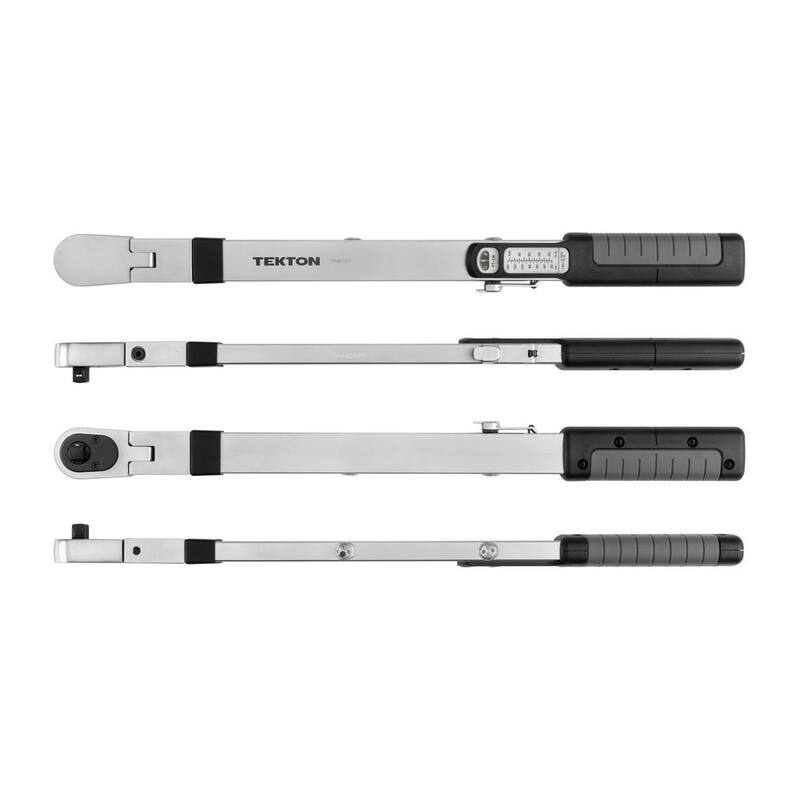 TEKTON 3/8 in. Drive 72-Tooth Split Beam Torque Wrench (20-100 ft./lbs.) - TRQ62103