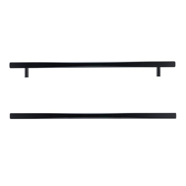 Richelieu 5 1/16 in (128 mm) Center-to-Center Matte Black Contemporary Cabinet Pull - 7735128900