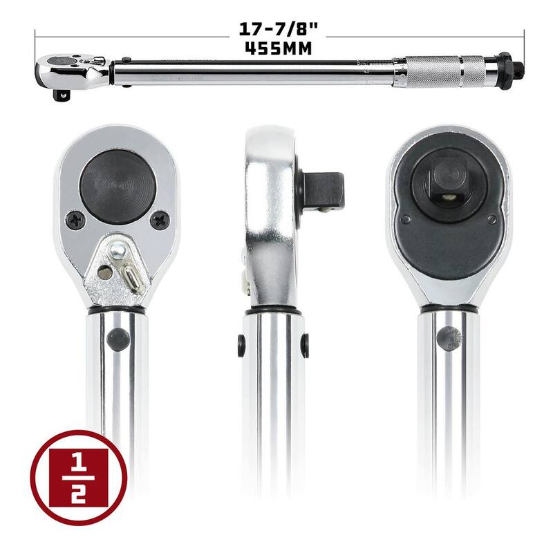 Powerbuilt 1/2 in. Drive Micrometer Torque Wrench - 644999