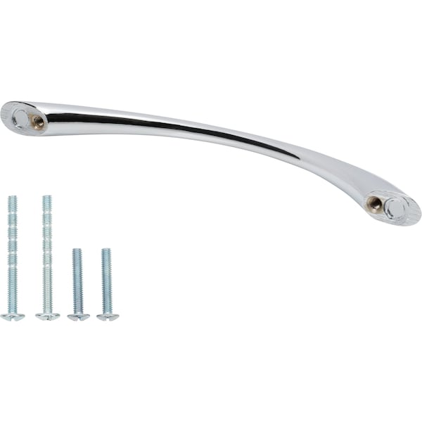 Designperfect 5-1/16'' Center-to-Center Arch Pull, Polished Chrome, 25PK - DPA25H384PC