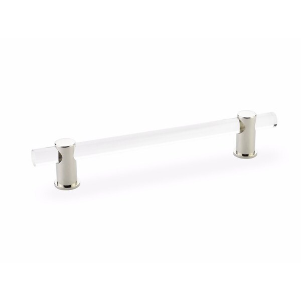 Schaub 6in Center to Center Lumiere Cabinet Pull Polished Nickel Finish - 406-PN