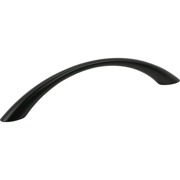 Designperfect 5-1/16'' Center-to-Center Arch Pull, Matte/Flat Black, 25PK - DPA25H384BLK