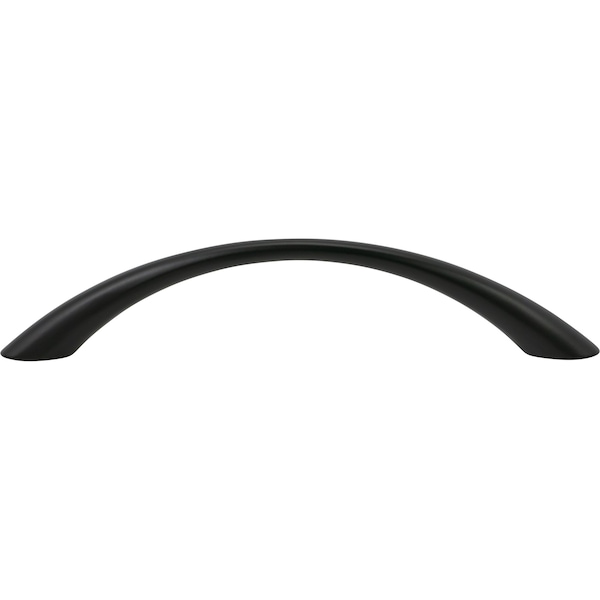 Designperfect 5-1/16'' Center-to-Center Arch Pull, Matte/Flat Black, 25PK - DPA25H384BLK