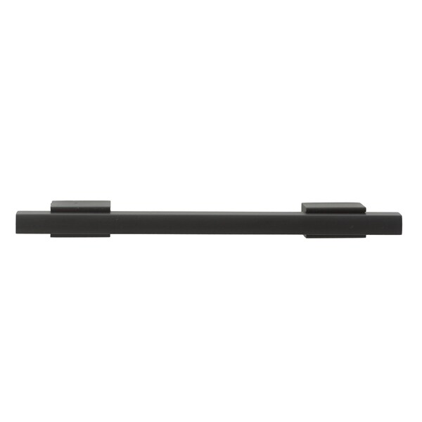 Richelieu 3-3/4 in. (96 mm) Center-to-Center Matte Black Contemporary Drawer Pull - BP905096900