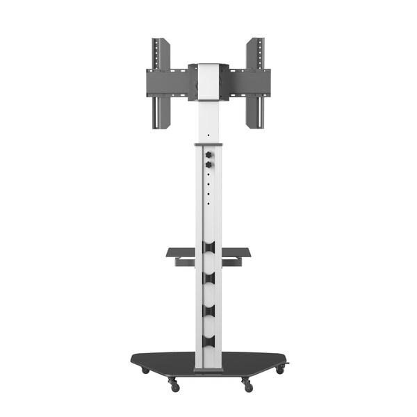 Promounts Mobile TV Cart with Landscape and Portrait Rotating Mount for TVs 32 in. - 84 in. Up to 88 lbs - PFCS6403