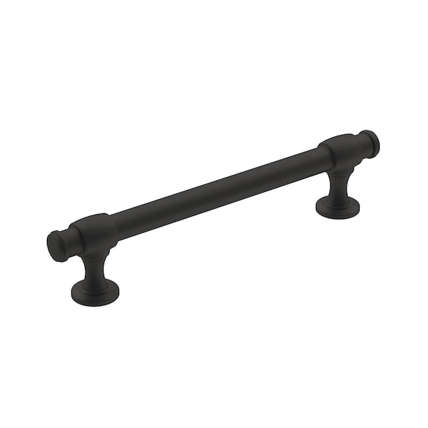 Amerock Winsome 5-1/16 in 128 mm Center-to-Center Matte Black Cabinet Pull - BP36767FB