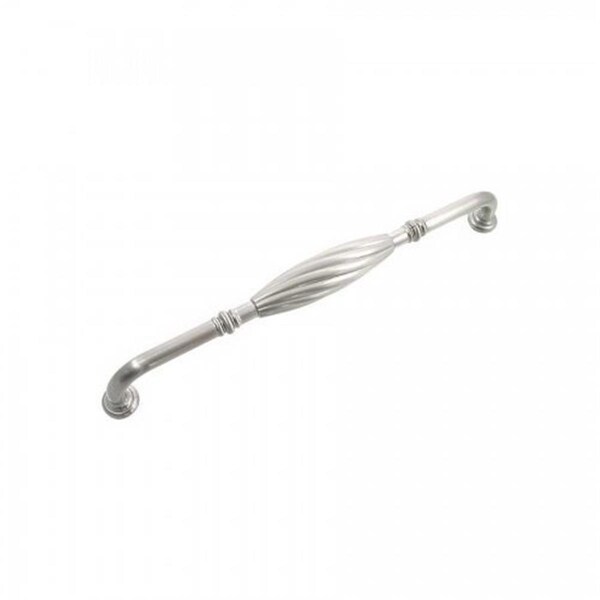 Strategic Brands 8 in. Satin Nickel French Twist Cabinet Pull - 84228