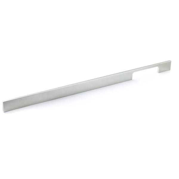 Richelieu 21-7/16 in. (544 mm) Center-to-Center Brushed Nickel Contemporary Drawer Pull - BP720544195