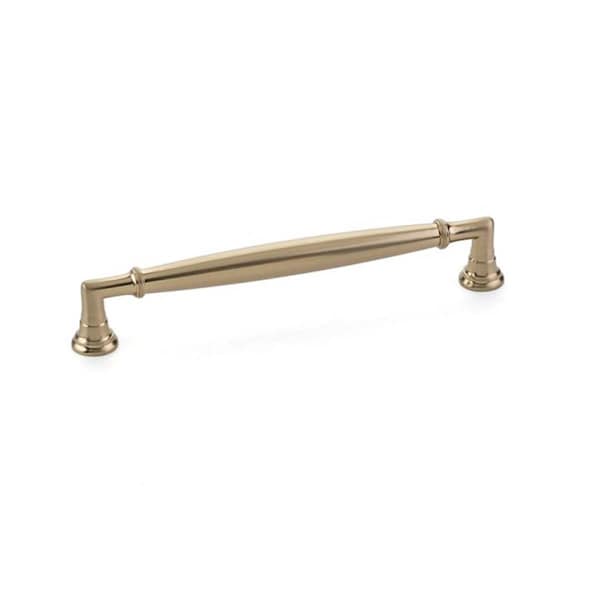 Patioplus 6 in. Center to Center Westwood Cabinet Pull, Satin Brass - PA1632796
