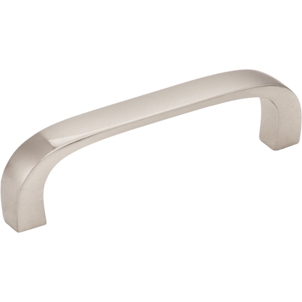Elements By Hardware Resources 3" Center-to-Center Satin Nickel Square Slade Cabinet Pull - 984-3SN
