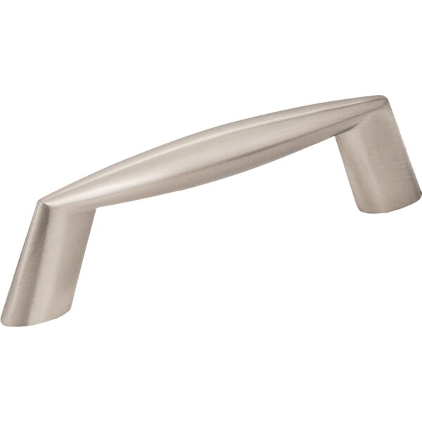 Elements By Hardware Resources 3" Center-to-Center Satin Nickel Zachary Cabinet Pull - 988-3SN