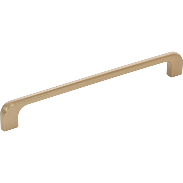 Jeffrey Alexander 192 mm Center-to-Center Satin Bronze Alvar Cabinet Pull - 264-192SBZ