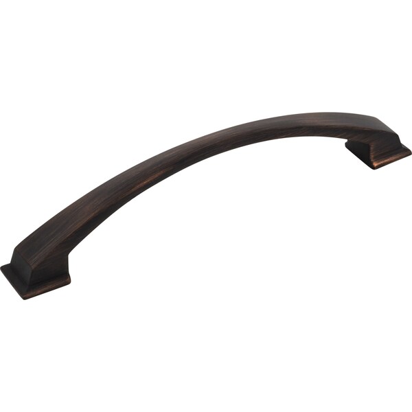 Jeffrey Alexander 160 mm Center-to-Center Brushed Oil Rubbed Bronze Arched Roman Cabinet Pull - 944-160DBAC