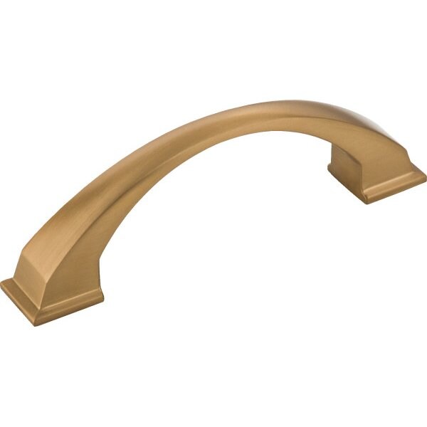 Jeffrey Alexander 96 mm Center-to-Center Satin Bronze Arched Roman Cabinet Pull - 944-96SBZ