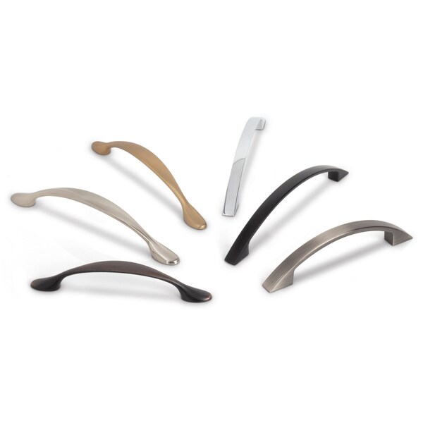 Elements By Hardware Resources 96 mm Center-to-Center Satin Bronze Arched Somerset Cabinet Pull - 80814-SBZ