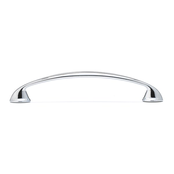 Richelieu 3-3/4 in. (96 mm) Center-to-Center Chrome Contemporary Drawer Pull - BP41296140