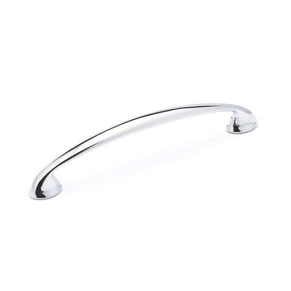 Richelieu 3-3/4 in. (96 mm) Center-to-Center Chrome Contemporary Drawer Pull - BP41296140