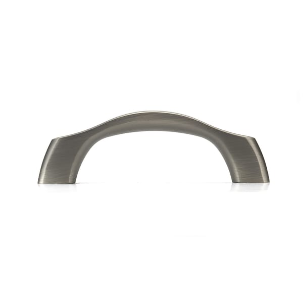 Richelieu 3 in (76 mm) Center-to-Center Antique Nickel Contemporary Drawer Pull - BP81176143