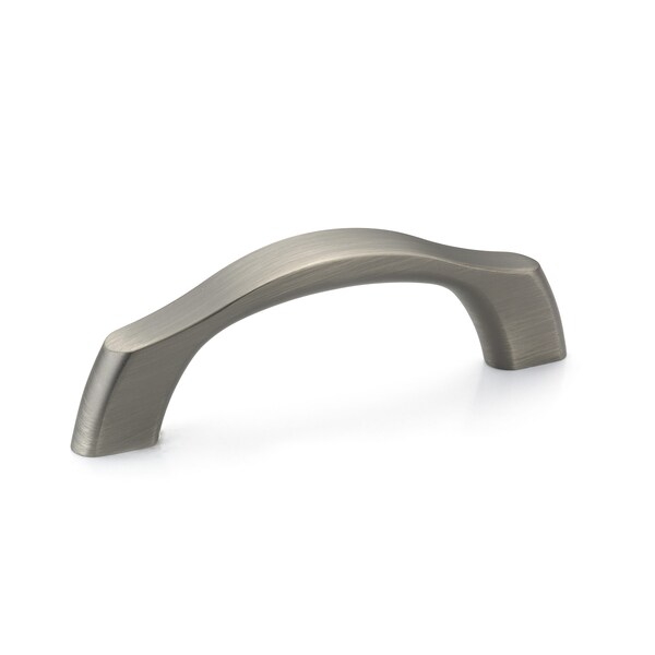 Richelieu 3 in (76 mm) Center-to-Center Antique Nickel Contemporary Drawer Pull - BP81176143