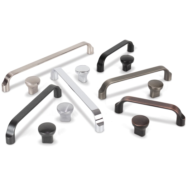 Elements By Hardware Resources 192 mm Center-to-Center Matte Black Brenton Cabinet Pull - 239-192MB
