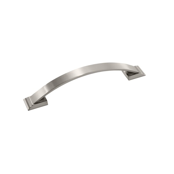 Amerock Candler 5-1/16 in 128 mm Center-to-Center Satin Nickel Cabinet Pull - BP29363G10
