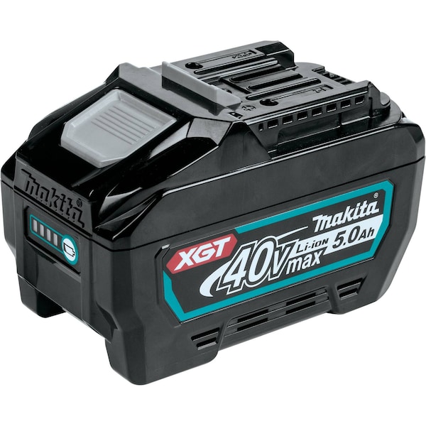 Makita Battery, 40V DC, 5 Ah Cap., 3 in H, 6 in L - BL4050F